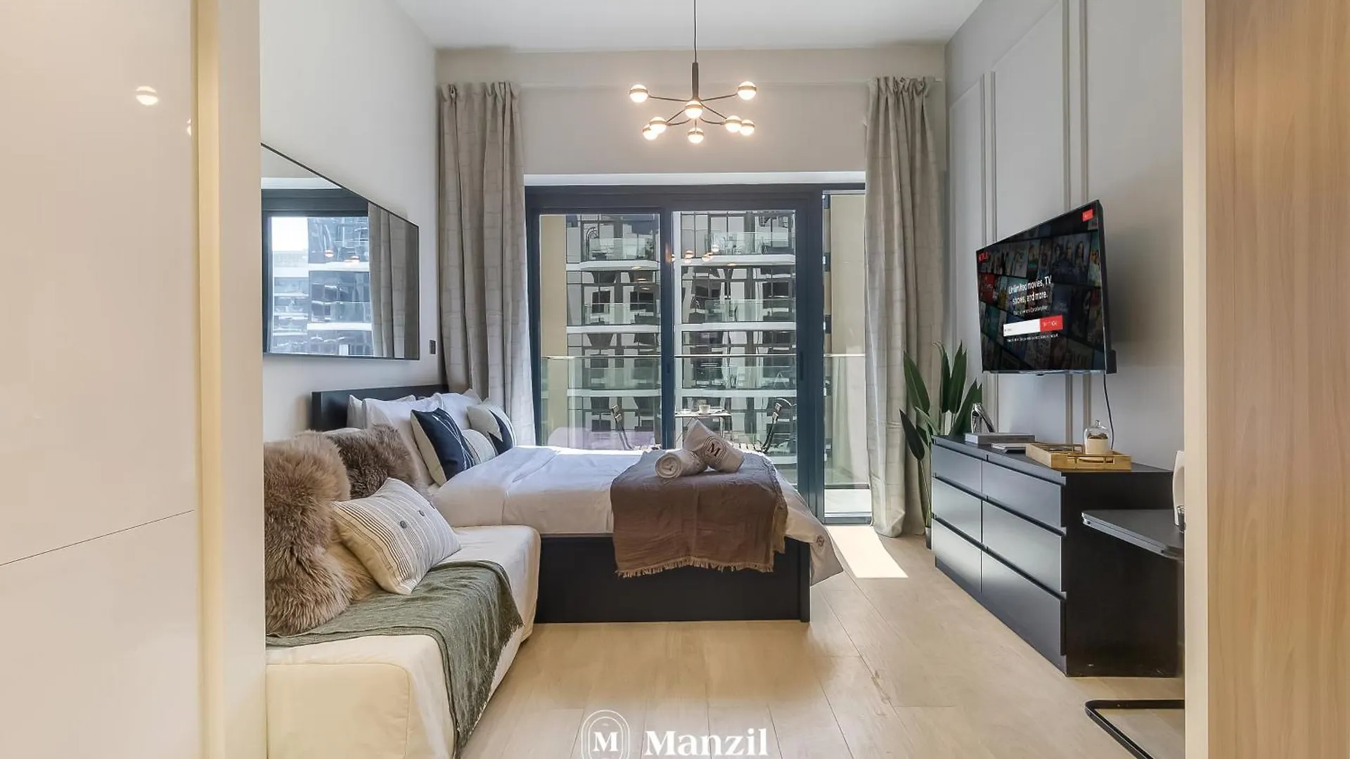Apartment Elegant Studio W Balcony View Near Downtown Dubai United Arab Emirates