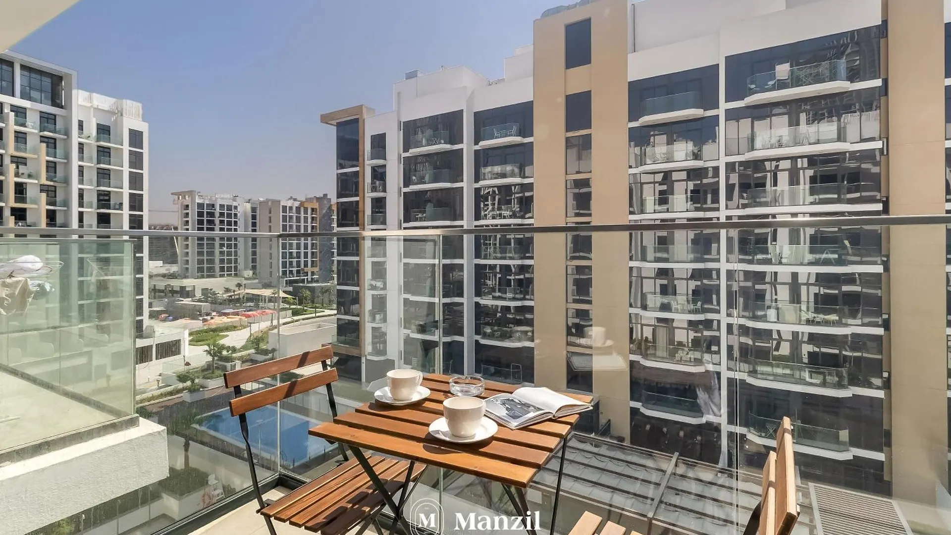 Elegant Studio W Balcony View Near Downtown Dubai Apartment